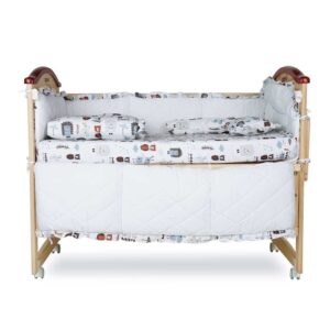 เตียงไม้พร้อมชุดเซทที่นอน Zleep Cot ลาย HOLA